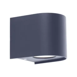 LED-ulkoseinälamppu ALECTO, musta, korkeus 10 cm, IP54 ylös/alas