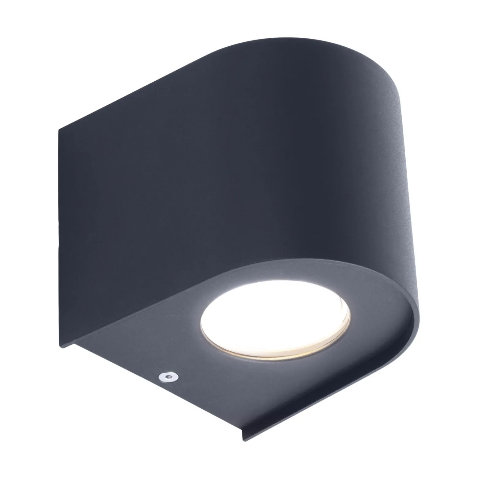 LED-ulkoseinälamppu ALECTO, musta, korkeus 10 cm, IP54 ylös/alas
