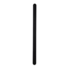LED-ulkoseinälamppu Bordo Oval 120 cm, musta alumiini