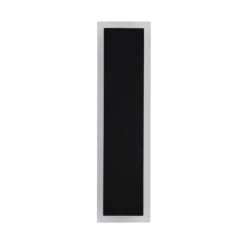 LED-ulkoseinälamppu Bordo Square, korkeus 30 cm, musta alumiini