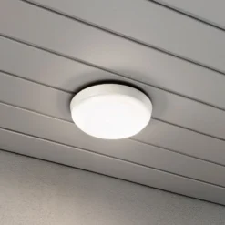 LED-ulkoseinälamppu Cesena, pyöreä