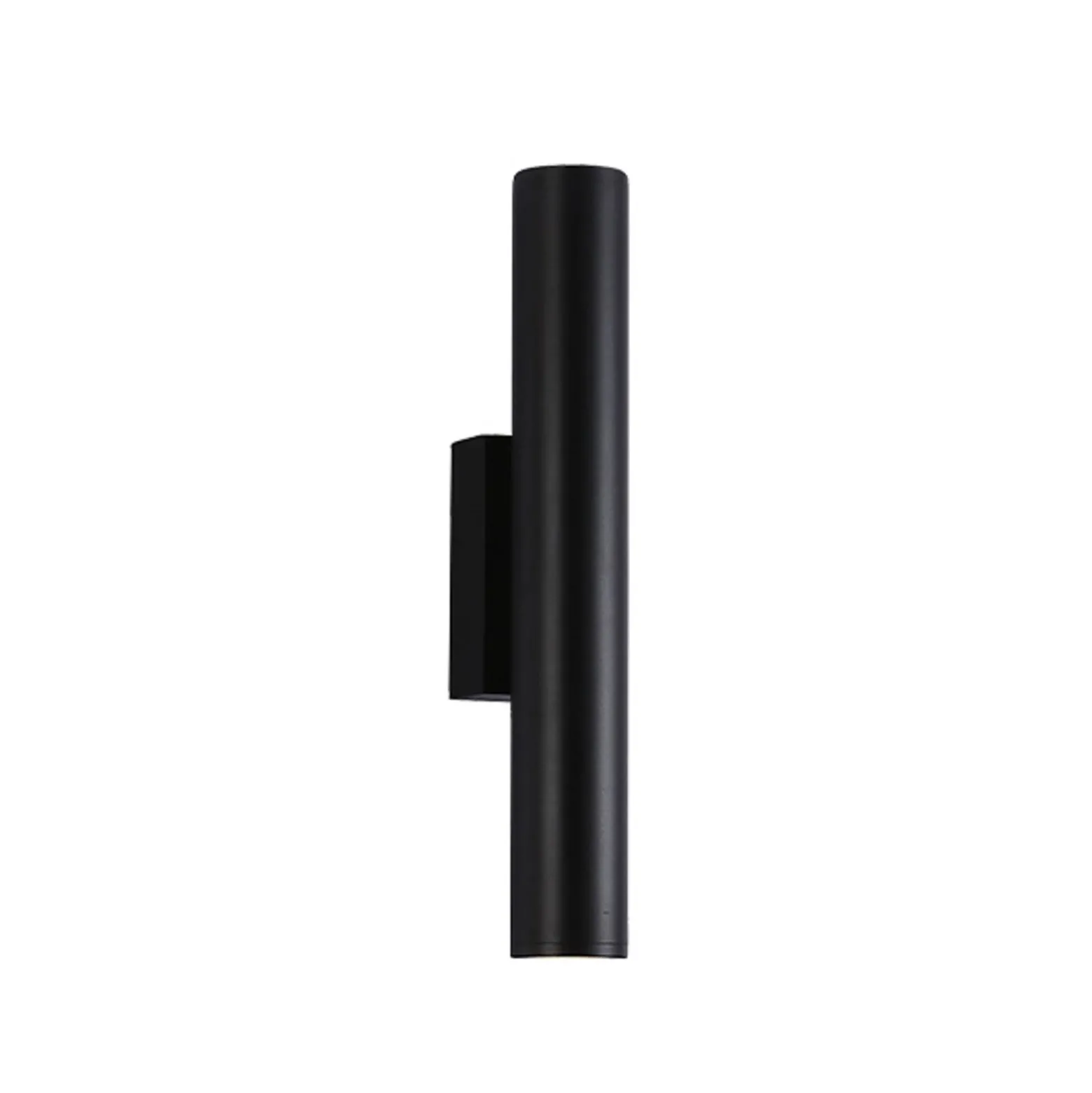 LED-ulkoseinälamppu City, korkeus 30 cm, musta, metalli