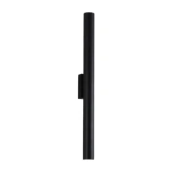 LED-ulkoseinälamppu City, korkeus 60 cm, musta, metalli