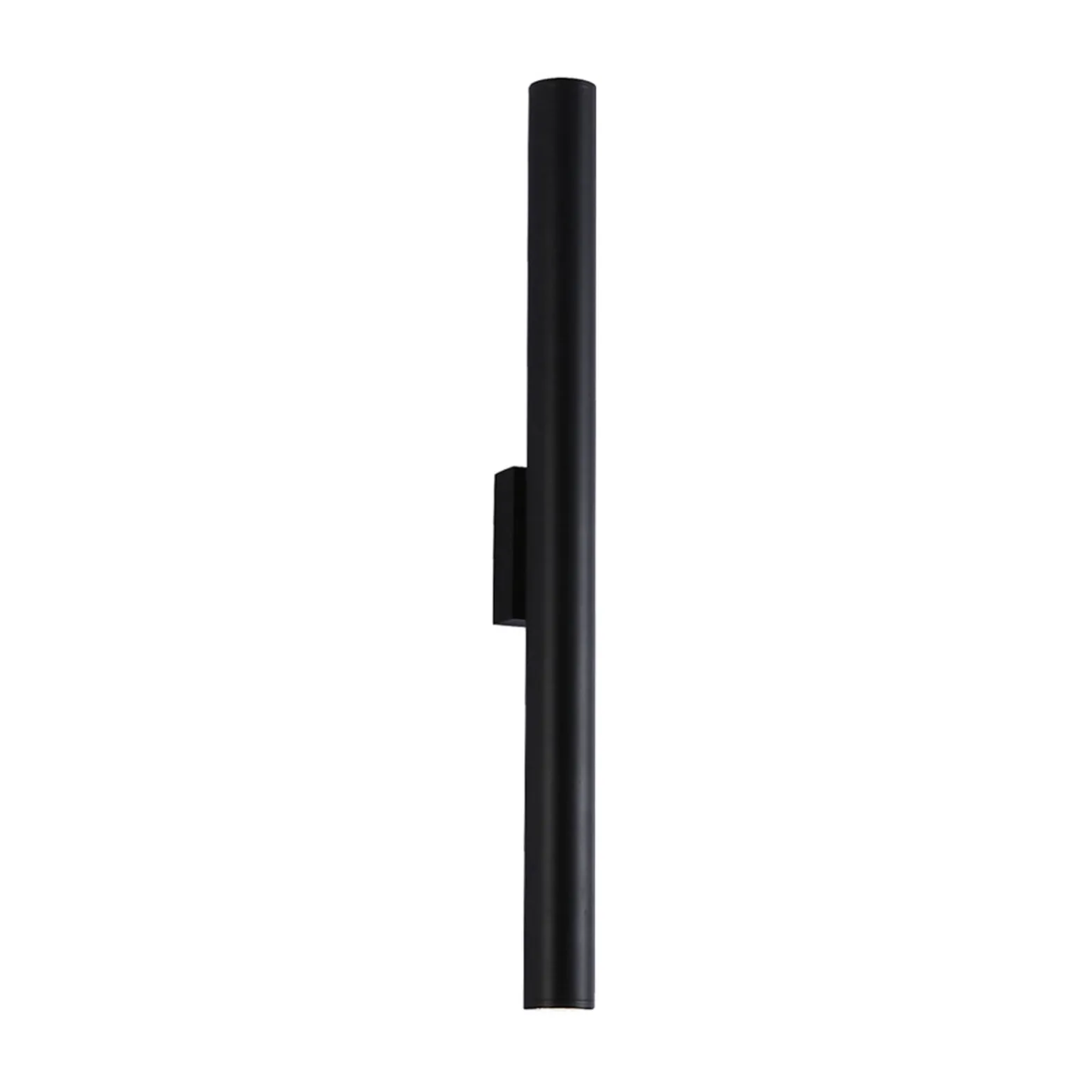LED-ulkoseinälamppu City, korkeus 60 cm, musta, metalli