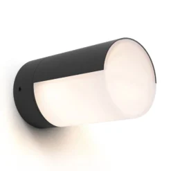 LED-ulkoseinälamppu Cyra, 1-lamppuinen, mattamusta