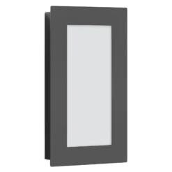 LED-ulkoseinälamppu 3008 grafiitti, liiketunnistin