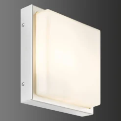 LED-ulkoseinälamppu 046, liiketunnistin, ruostumaton teräs