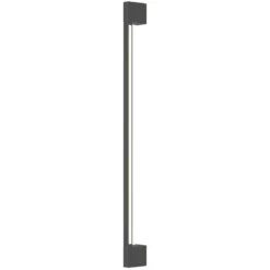 LED-ulkoseinälamppu Tessa, tummanharmaa, korkeus 90 cm, metalli