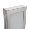 LED-ulkoseinävalaisin Aqua Rain Mini, ruostumaton teräs