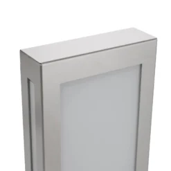 LED-ulkoseinävalaisin Aqua Rain Mini, ruostumaton teräs
