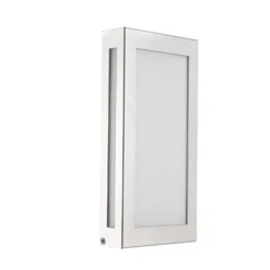 LED-ulkoseinävalaisin Aqua Rain Mini, ruostumaton teräs