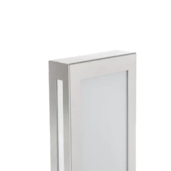LED-ulkoseinävalaisin Aqua Rain Mini, ruostumaton teräs