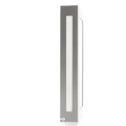 LED-ulkoseinävalaisin Aqua Rain Mini, ruostumaton teräs