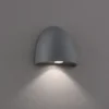 LED-ulkoseinävalaisin Bauta, tummanharmaa