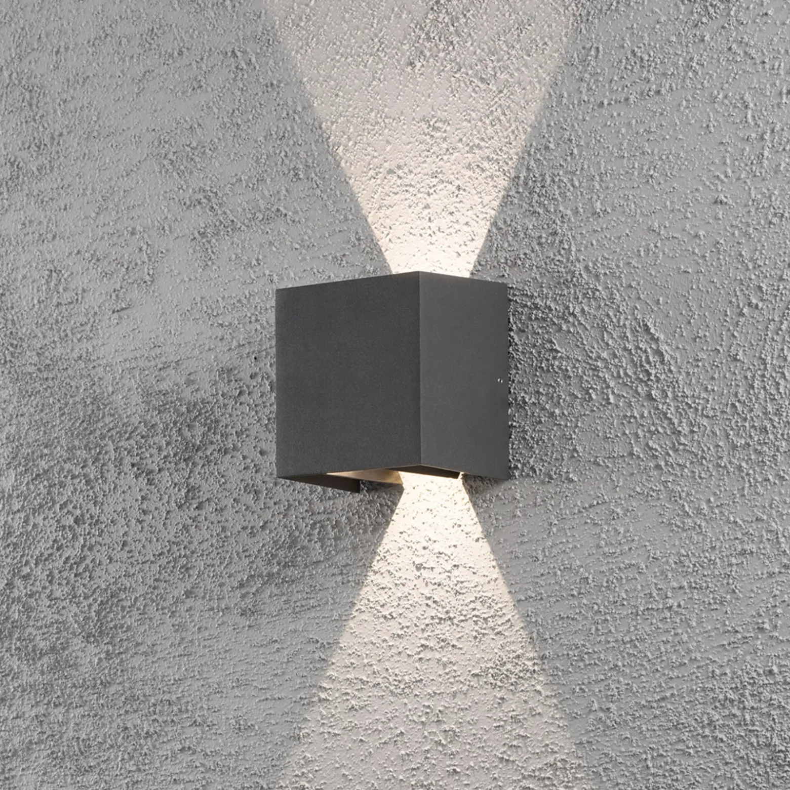 LED-ulkoseinävalaisin Cremona 13 cm, antrasiitti