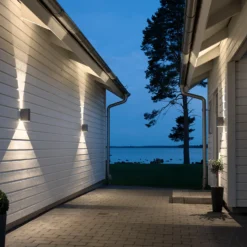 LED-ulkoseinävalaisin Cremona 8 cm, antrasiitti