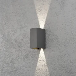 LED-ulkoseinävalaisin Cremona 8 cm, antrasiitti