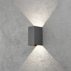 LED-ulkoseinävalaisin Cremona 8 cm, antrasiitti