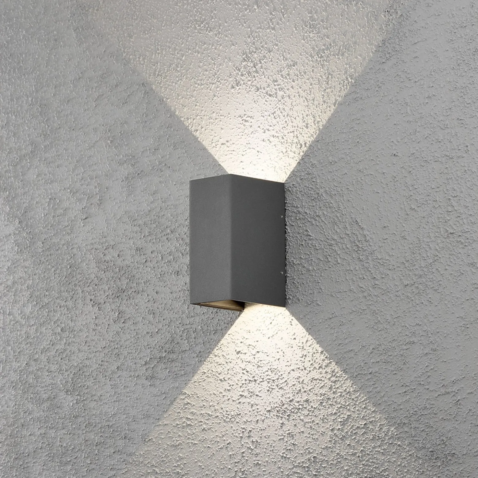 LED-ulkoseinävalaisin Cremona 8 cm, antrasiitti