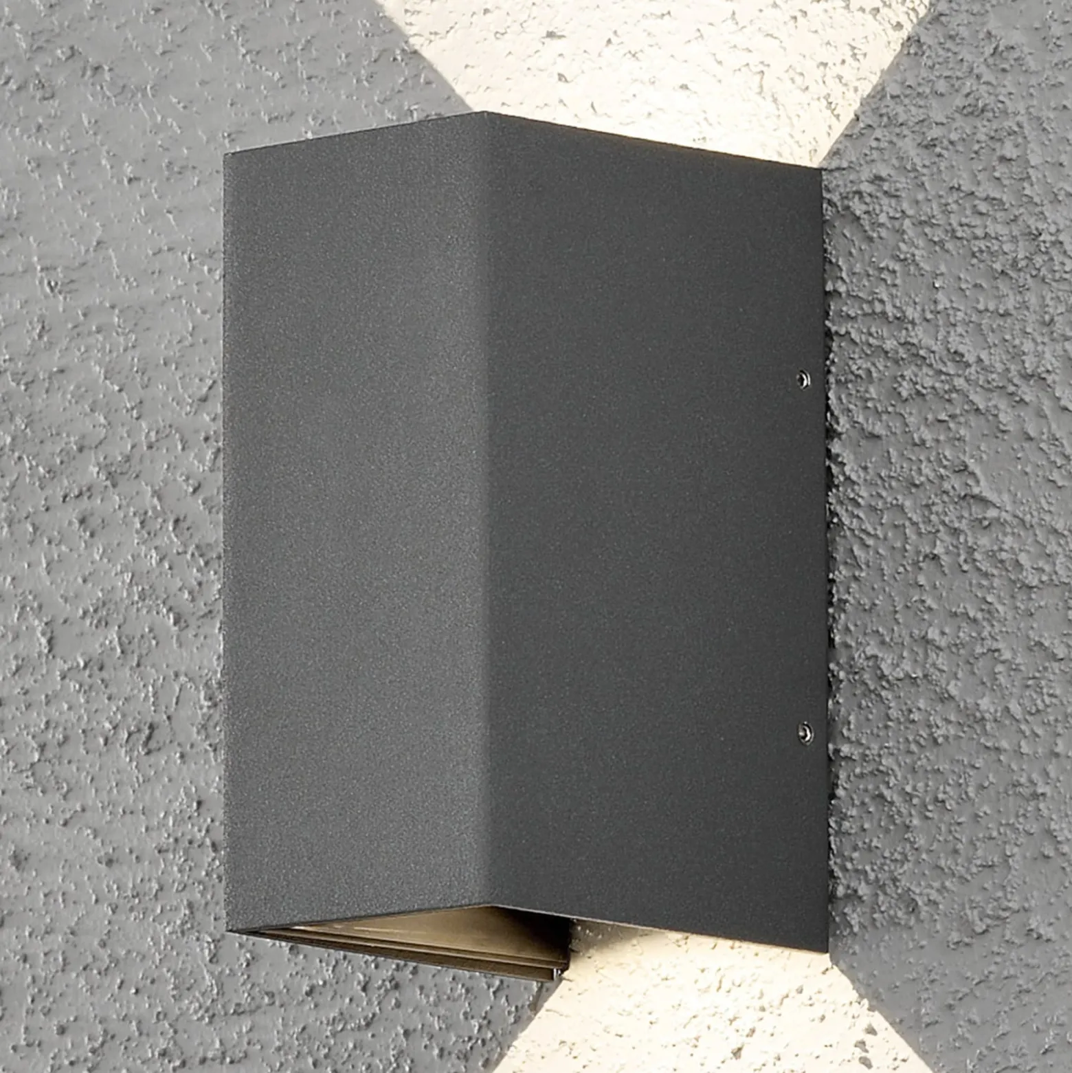 LED-ulkoseinävalaisin Cremona 8 cm, antrasiitti