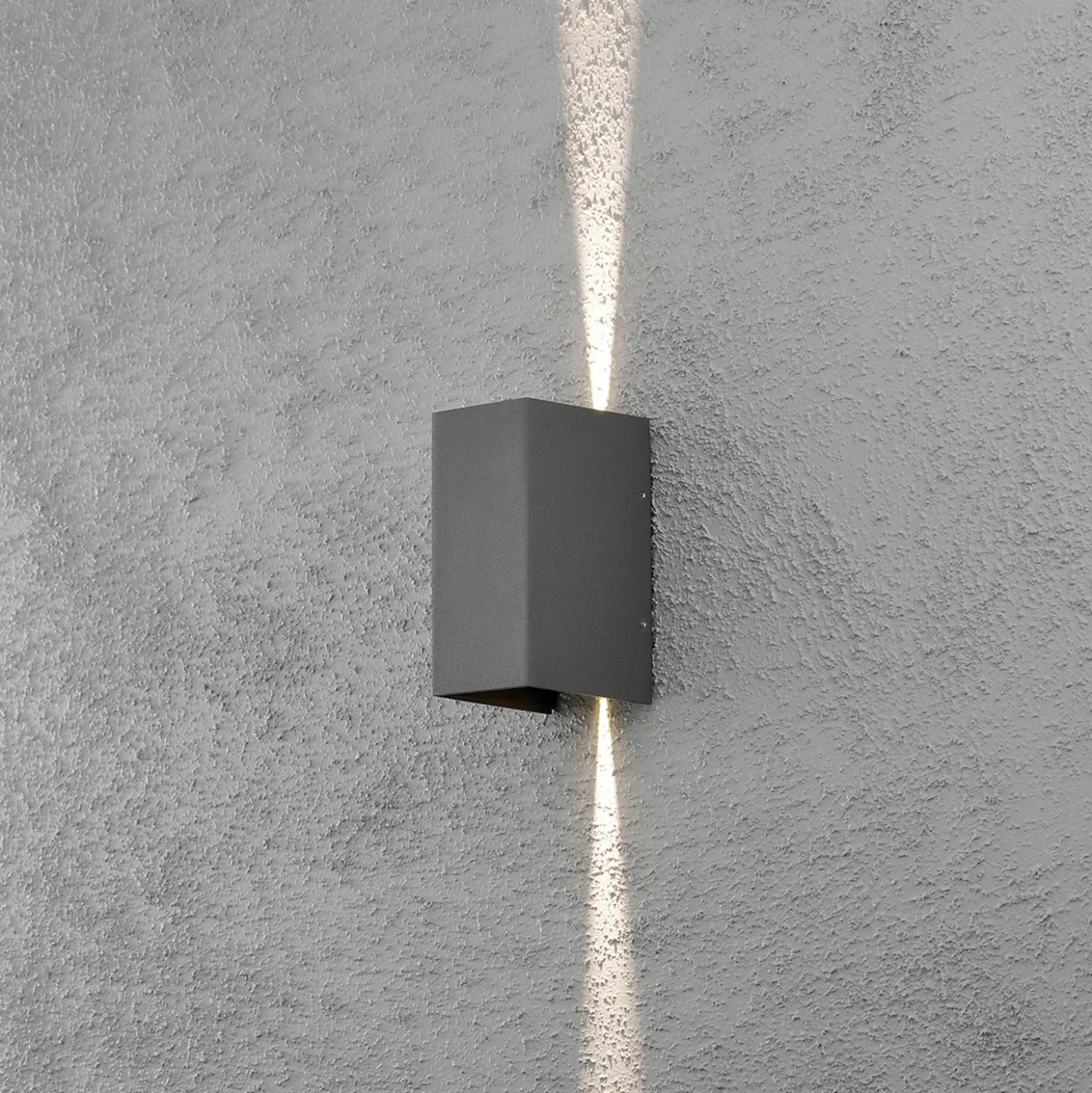 LED-ulkoseinävalaisin Cremona 8 cm, antrasiitti