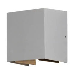 LED-ulkoseinävalaisin Cremona 13 cm harmaa
