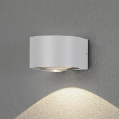 LED-ulkoseinävalaisin Gela, down, valkoinen