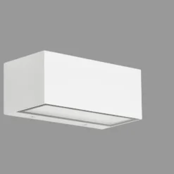 LED-ulkoseinävalaisin Monaco ylös/alas valkoinen