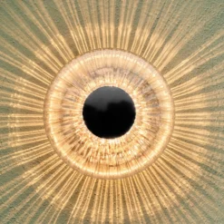 LED-ulkoseinävalaisin New Wave Optic, lasi, Ø 26 cm, IP65