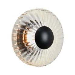 LED-ulkoseinävalaisin New Wave Optic, lasi, Ø 26 cm, IP65