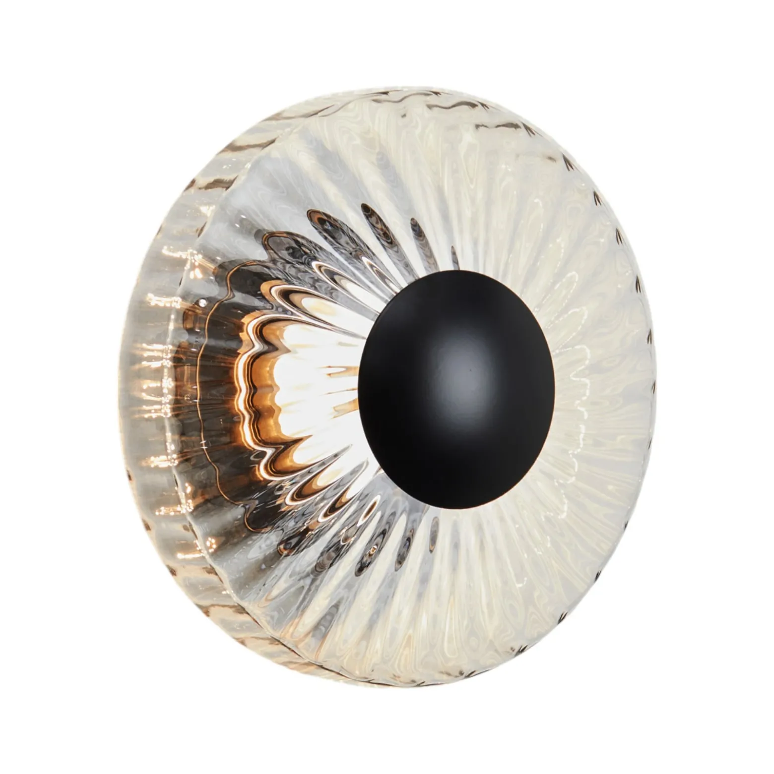 LED-ulkoseinävalaisin New Wave Optic, lasi, Ø 26 cm, IP65