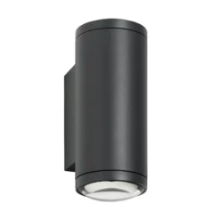 LED-ulkoseinävalaisin 5156, 2 x 9 W, ylös & alas, grafiitti, alumiini