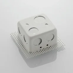 LED upotettava seinävalaisin Pordis, IP65, pyöreä