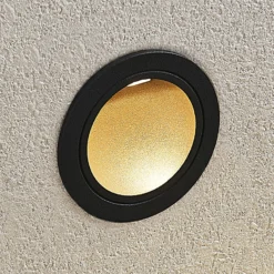LED upotettava seinävalaisin Pordis, IP65, pyöreä