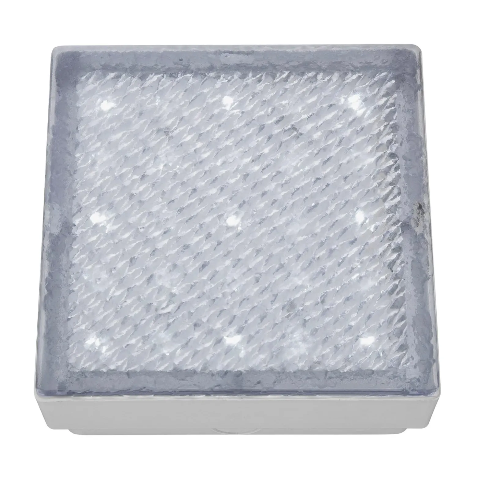 LED upotettu lattiavalaisin Walkover, IP68 8x8cm 8x8cm