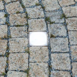 LED upotettu lattiavalo Akiaki, 10 cm, käveltävä