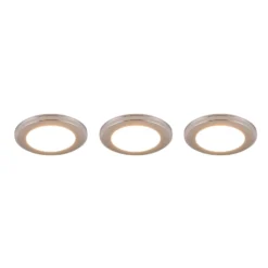 LED-uppoalasvalo Argus RGBW kaukosäädin 3er kromi