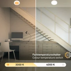 LED uppoasennusvalaisin 7609 3,000K/4,000K Ø 17 cm
