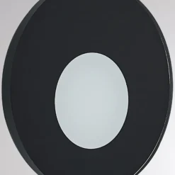 LED uppoasennusvalaisin Wall 68R Lasi RD, musta, alumiini, CCT