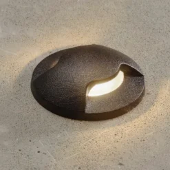LED-uppovalaisin Aldo 2L musta/kirkas 3 000 K