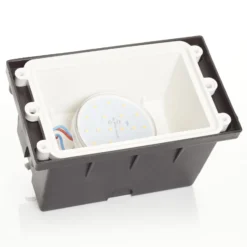 LED-uppovalaisin Leti 200-HS musta opaali CCT