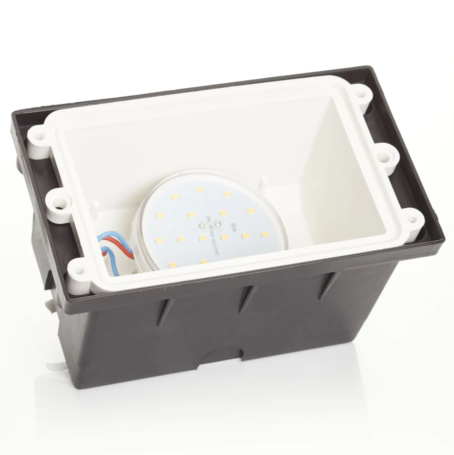 LED-uppovalaisin Leti 200-HS musta opaali CCT