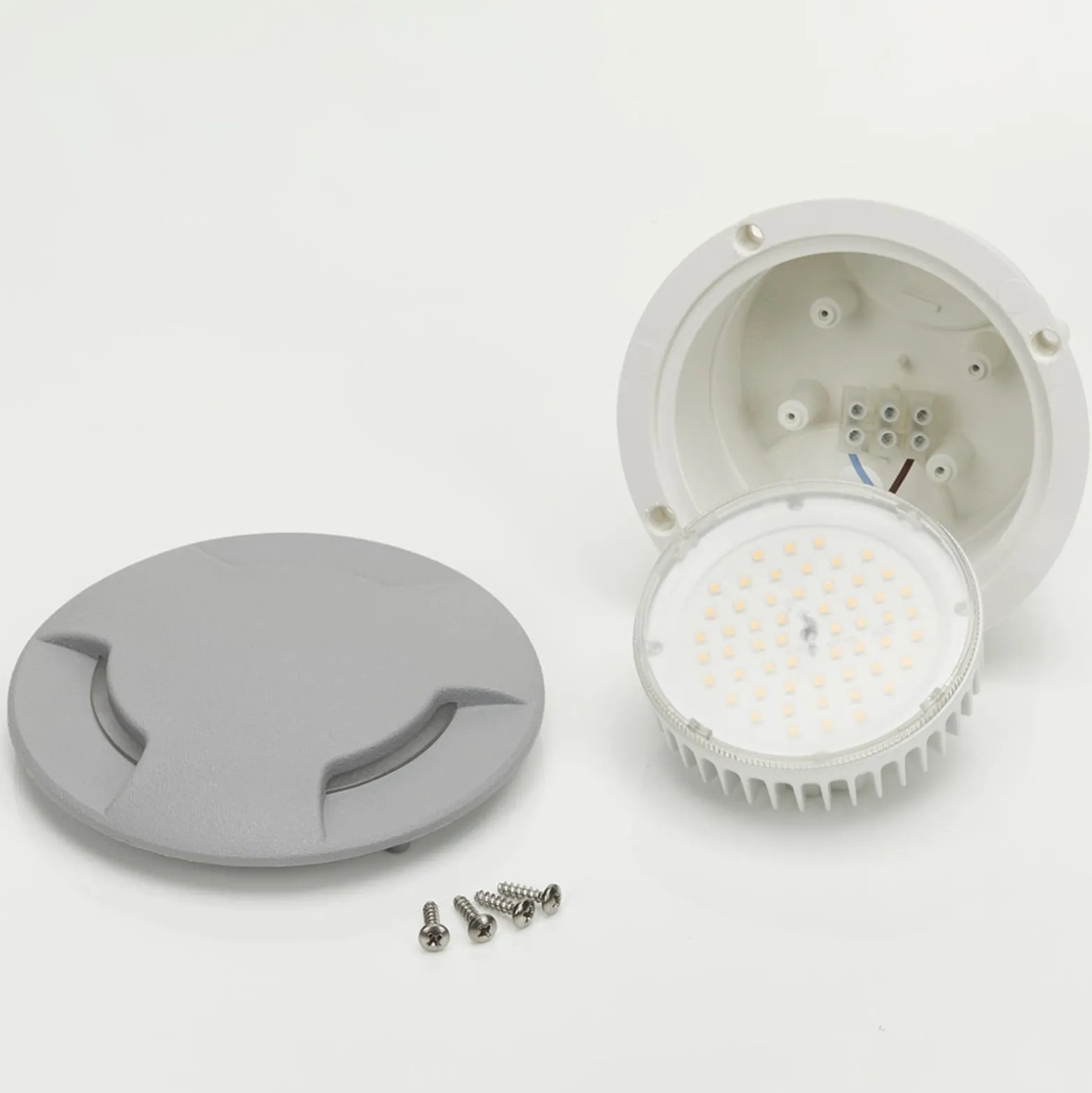 LED-uppovalo Ceci 160-3L, harmaa CCT
