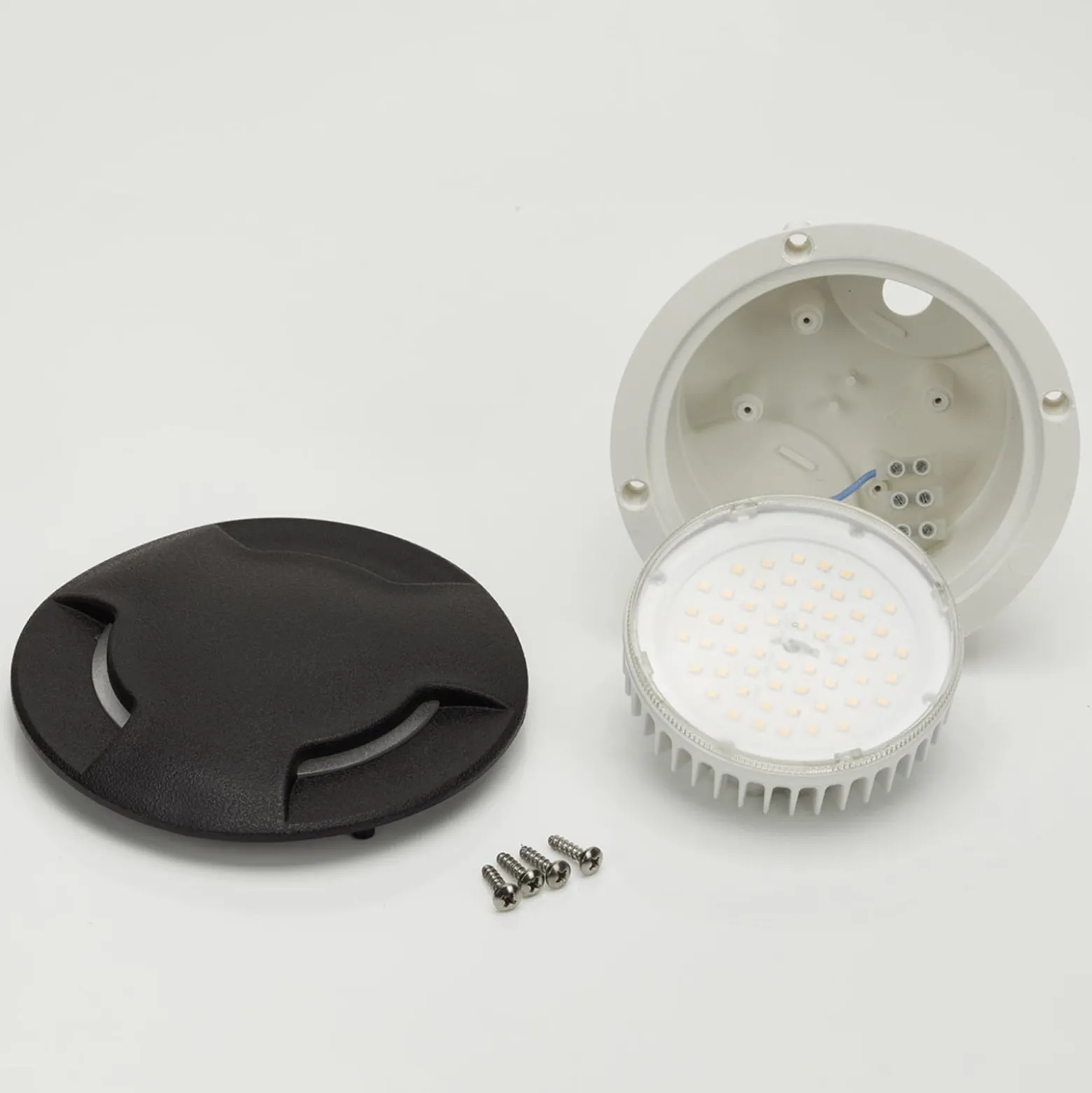 LED-uppovalo Ceci 160-3L musta CCT