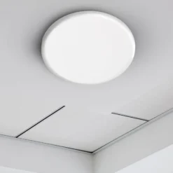 LED-uppovalo Suma, Ø 15,5 cm, valkoinen, himmennettävä, IP44