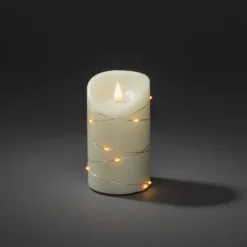 LED vahakynttilä valkoinen Valon väri lämmin valkoinen 17,8 cm