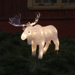 LED-valohahmo hirvi ulkokäyttöön Paristo