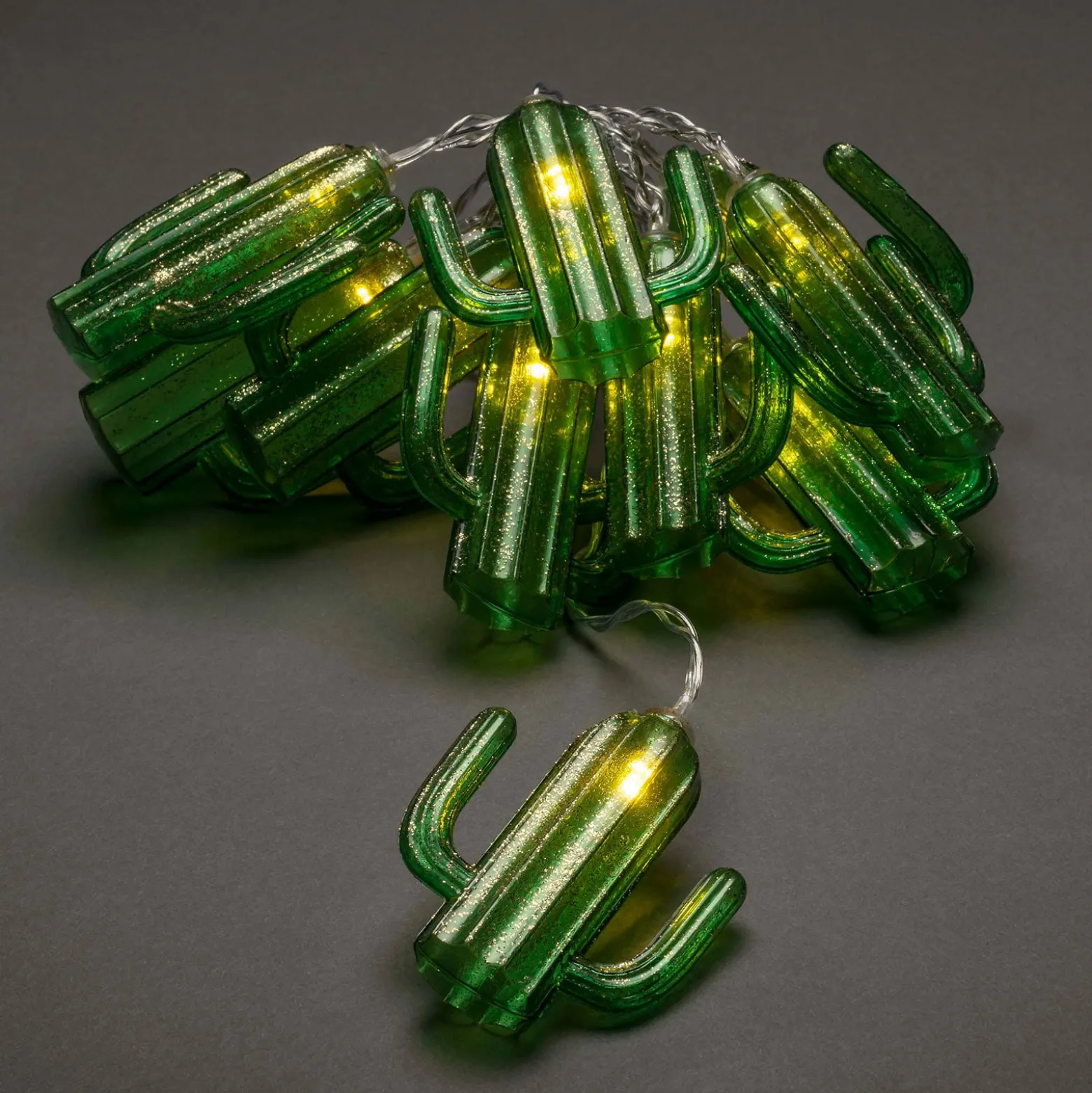 LED-valoketju Kaktukset, paristokäyttöinen