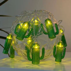 LED-valoketju Kaktukset, paristokäyttöinen