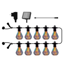 LED-valoketju Marcus, kirkas, aloituspaketti, 3 m, aurinko/pistoke